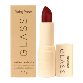 Batom Velvety Glass 3,5g BG08 Ruby Rose