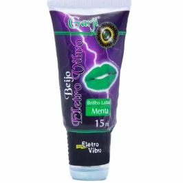 Brilho Labial Beijo Eletro Vibro Menta 15ml Garji