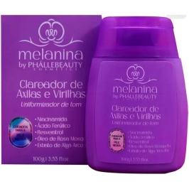 Clareador de Axilas e Virilha 100g Melanina Phállebeauty