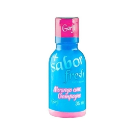 Gel Beijável +Sabor Fresh Morango c/ Champagne 15ml Garji