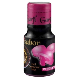 Gel Beijável +Sabor Hot Chiclete 15ml Garji