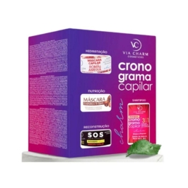Kit Cronograma Capilar (4und) Via Charm