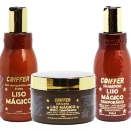 Kit Liso Mágico 3 Unid Creme 150g Coiffer