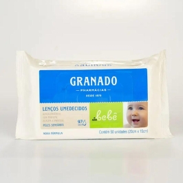Lenços Umedecidos Bebê Pct. 50 Granado