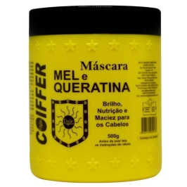 Máscara De Mel e Queratina Coiffer 500g