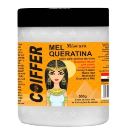 Máscara de Mel e Queratina Premium Coiffer 500g