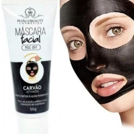Máscara Facial Peel Off Carvão 50g Phállebeauty