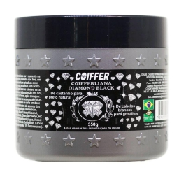 Máscara Tonalizante Coifferliana Diamond Black Coiffer 350g
