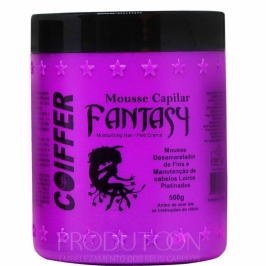 Mousse Capilar Fantasy Coiffer 500g Desamarelador