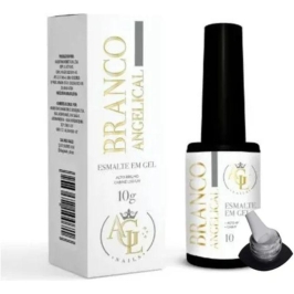 Esmalte Em Gel Branco Angelical 10g AGL Nails