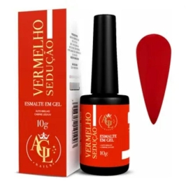 Esmalte Em Gel Vermelho Sedução 10g AGL Nails
