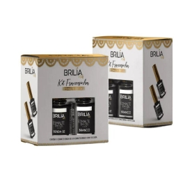Kit Francesinha Esmalte Em gel Brilia Nails