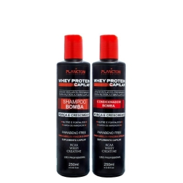 Kit Whey Protein Shamp. e Cond. 250ml Plancton