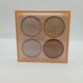 Paleta Iluminador 4cores Phallebeauty