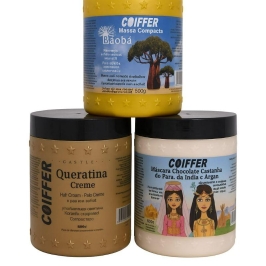 Kit Tratamento Capilar 3unid Coiffer