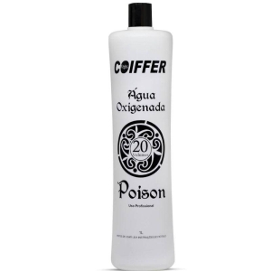 Água Oxigenada Poison Coiffer 1L de 20 Volumes