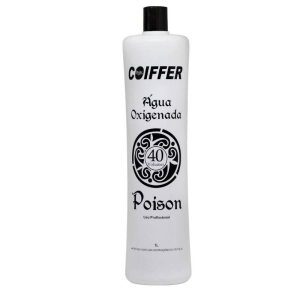 Água Oxigenada Poison Coiffer 1L de 40 Volumes