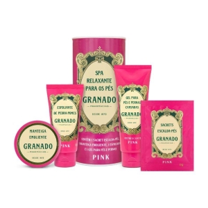 Kit Pink Spa Relaxante Para os Pés Granado