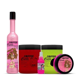 Kit Vitaminando Cachos Coiffer 5 UND