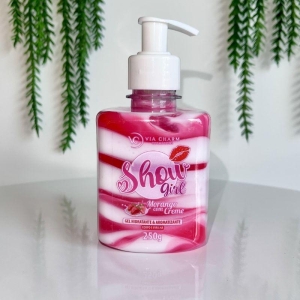 Gel Girl Morango Com Creme 250g Via Charme