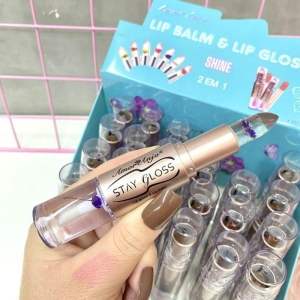 Lip Gloss Stay & Lip Balm MD001 Amor Anjo