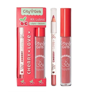 Kit Maxi Lips Lápis + Batom COR 2 CG339 City Girls
