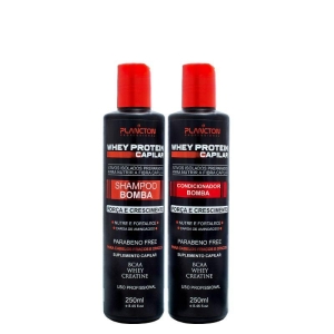 Kit Whey Protein Shamp. e Cond. 250ml Plancton