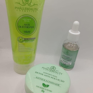 Kit Mini Antioleosidade 3und Phállebeauty