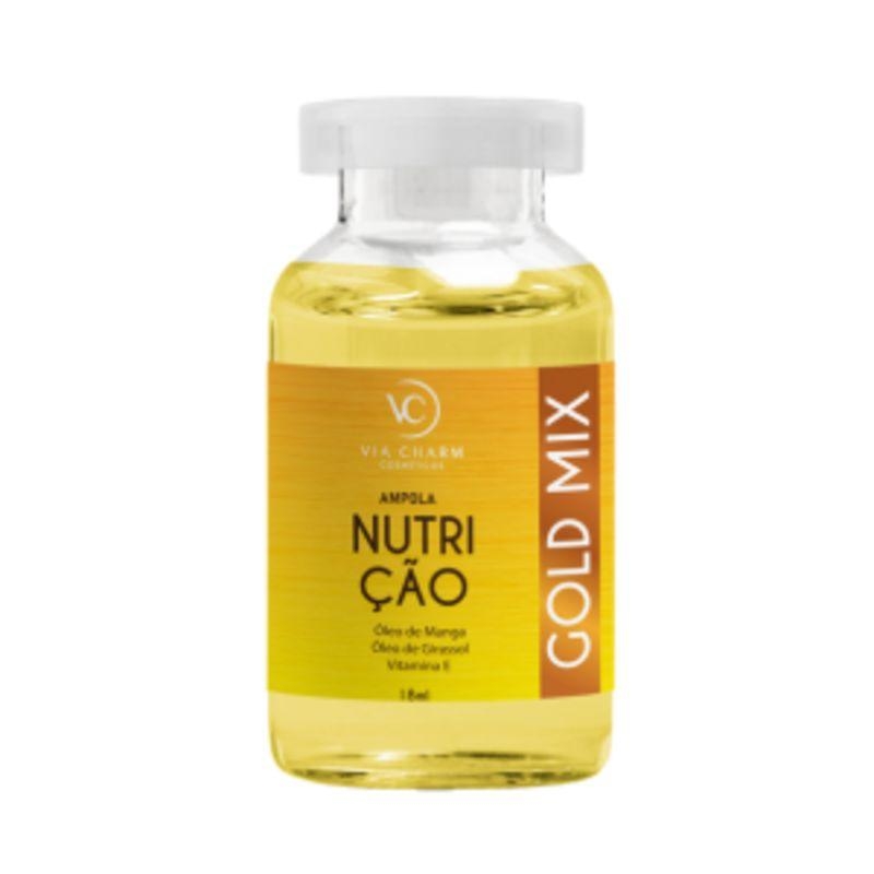 Ampola Gold Mix Nutrição 18ml Via Charm