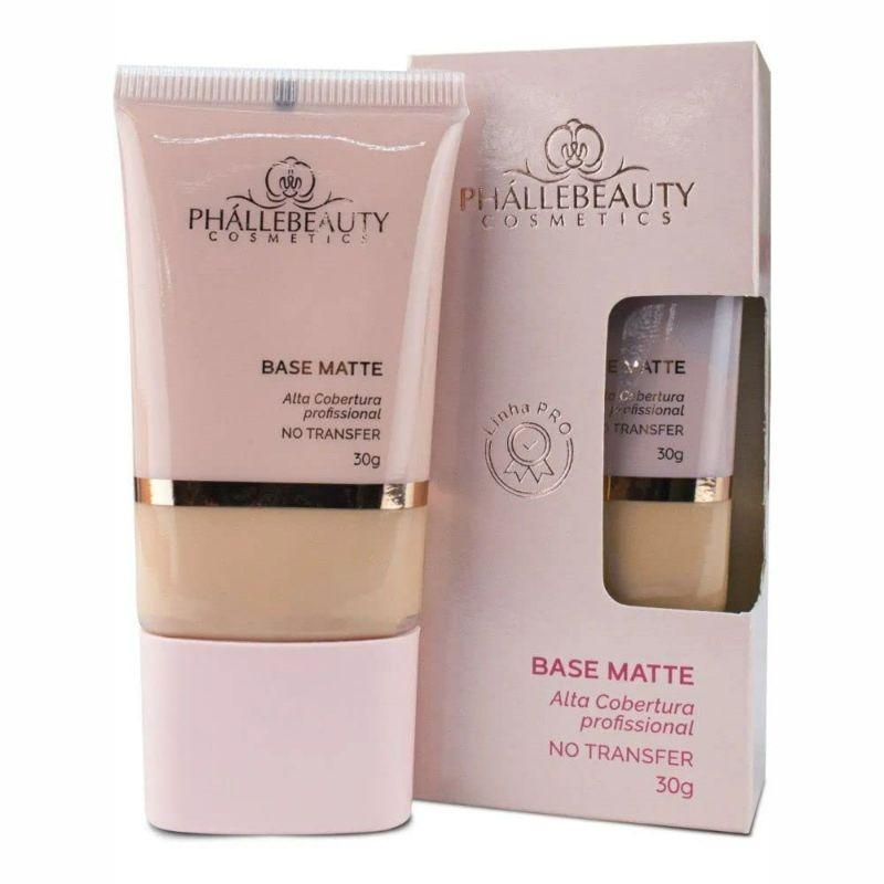 Base Matte Cor 04 Alta C. 30g Phállebeauty