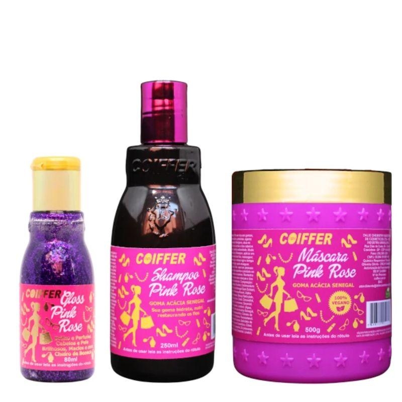 Kit Pink Rose (3 UND) Coiffer