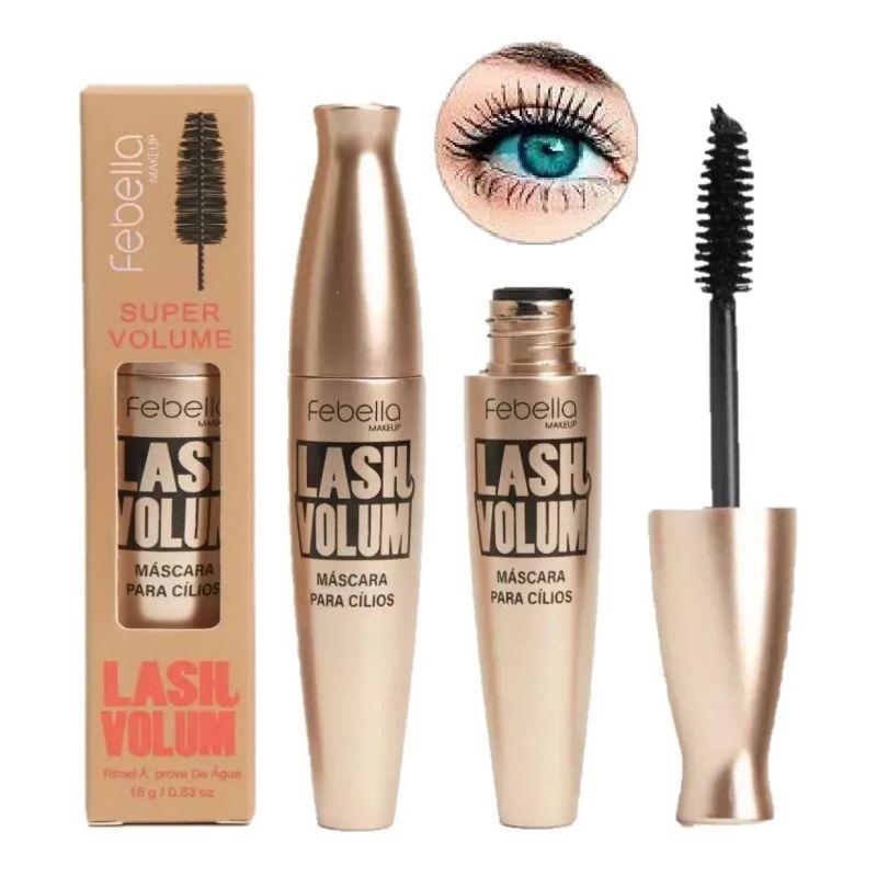 Rímel Máscara Para Cílios Lash Volum 15g MA30419 Febella