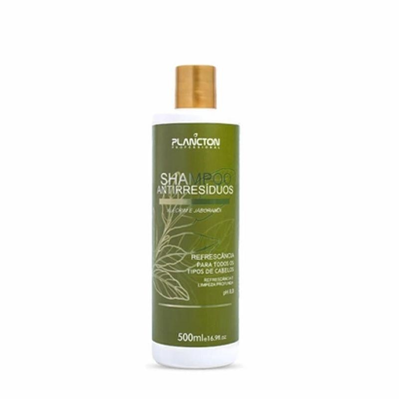 Shampoo Antirresíduo Alecrim e J. 500ml Plancton