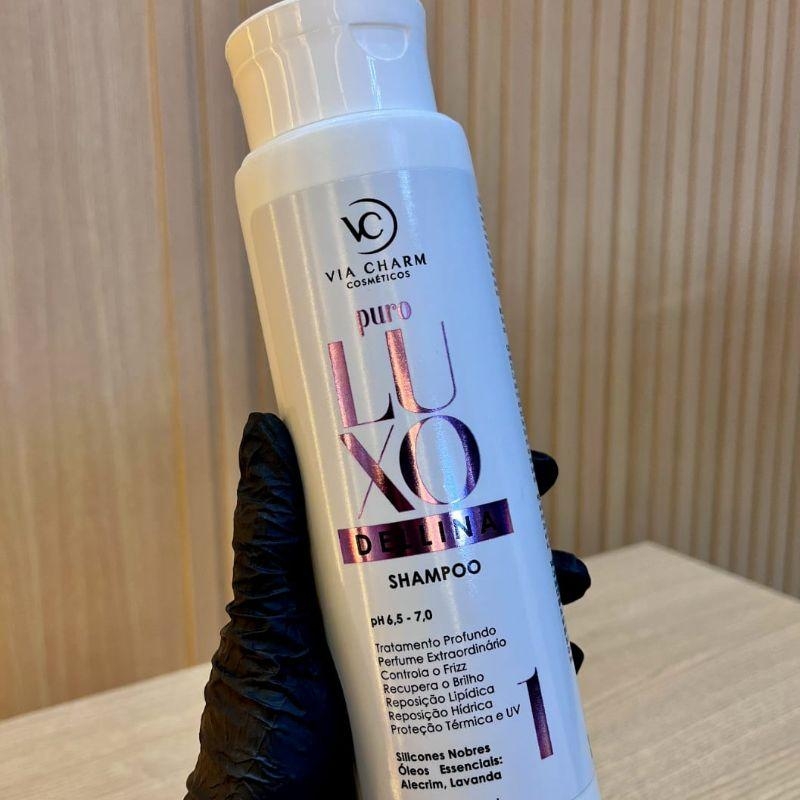 Shampoo Puro Luxo Dellina 500ml Via Charm