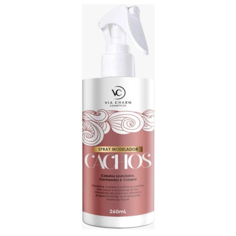 Spray Modelador de Cachos 260ml Via Charm