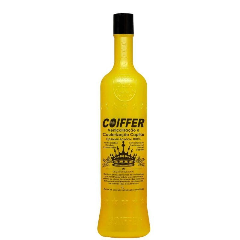 Verticalização e Cauterização Capilar Coiffer 1L