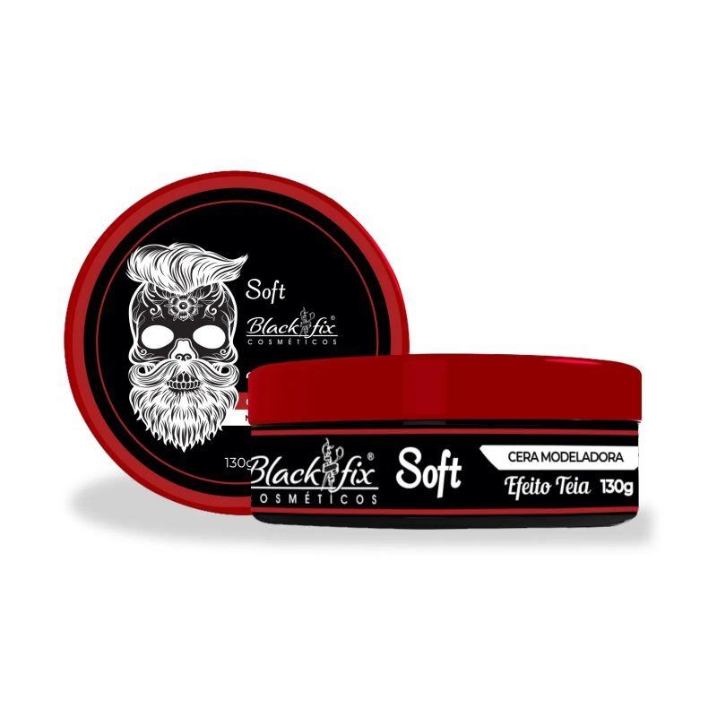 Cera Modeladora Efeito Teia Soft 130g Black Fix