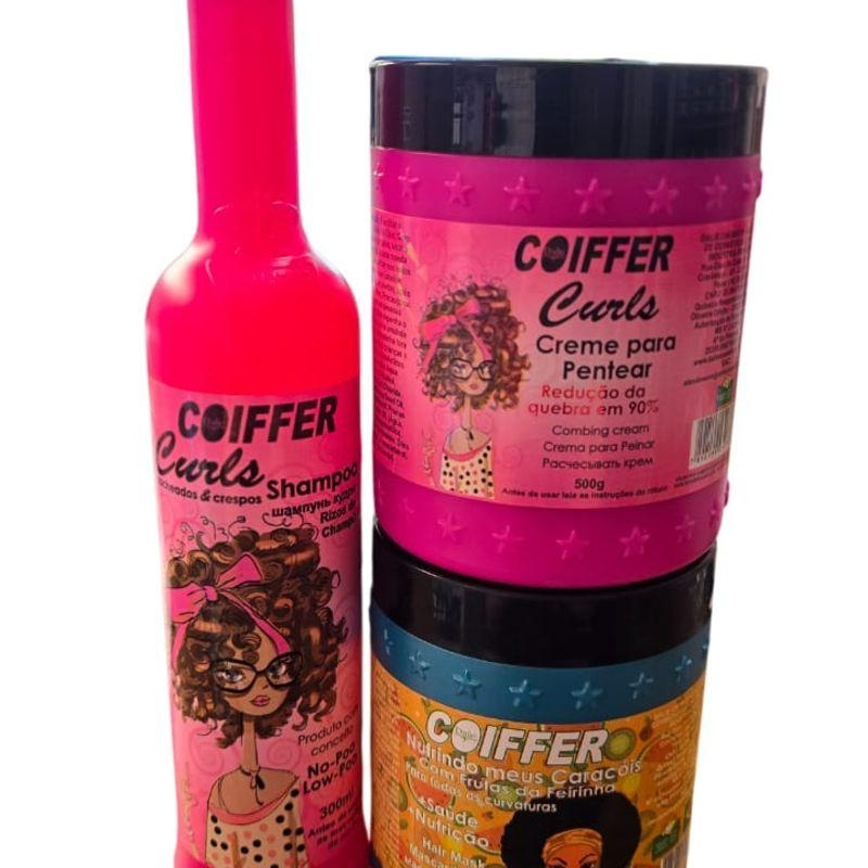 Kit Cacheados Nutrindo Caracóis Coiffer