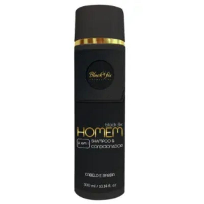 Shampoo Homem 300ml Black Fix