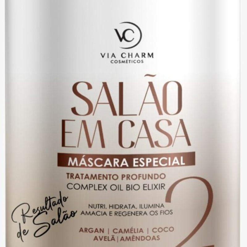 Máscara Salão Em Casa 1kg Via Charme