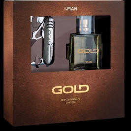 Kit Gold Deo Colônia 50ml + Canivete Kit Gold Deo Colônia 50ml + Canivete