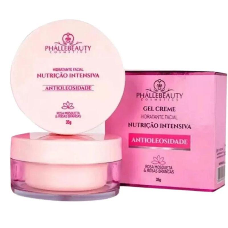 Hidratante Facial Antioleosidade Rosa Mosqueta 35g Phállebeauty