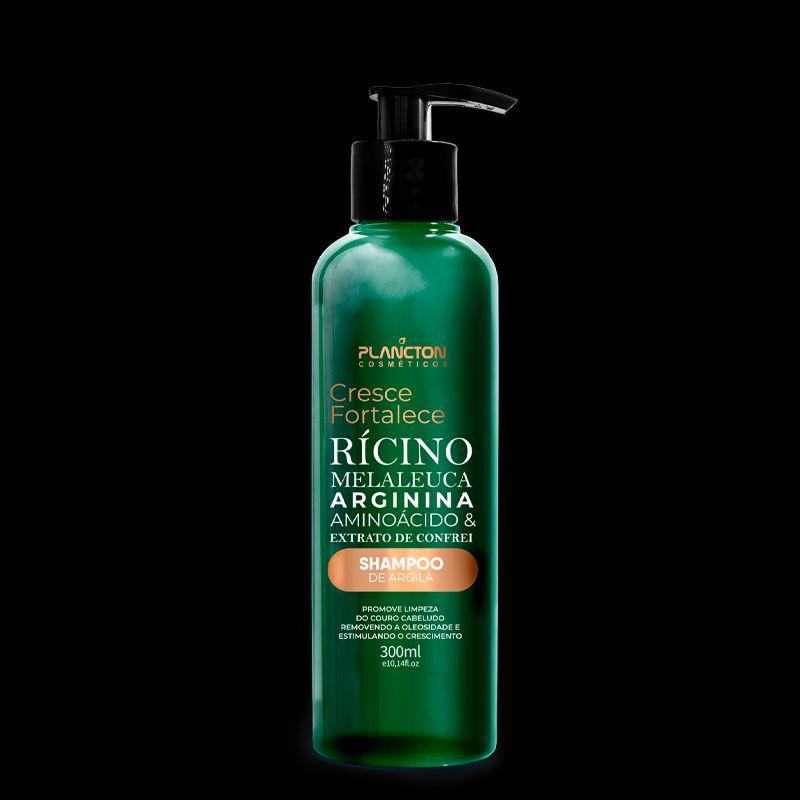 Shampoo Cresce e Fortelece Rícino 300ML Plancton