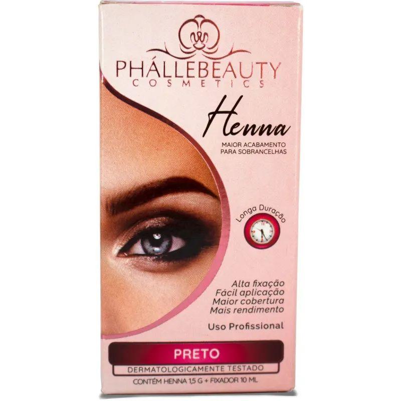 Henna Preta+Fixador sob.Ph0593 Phállebeauty